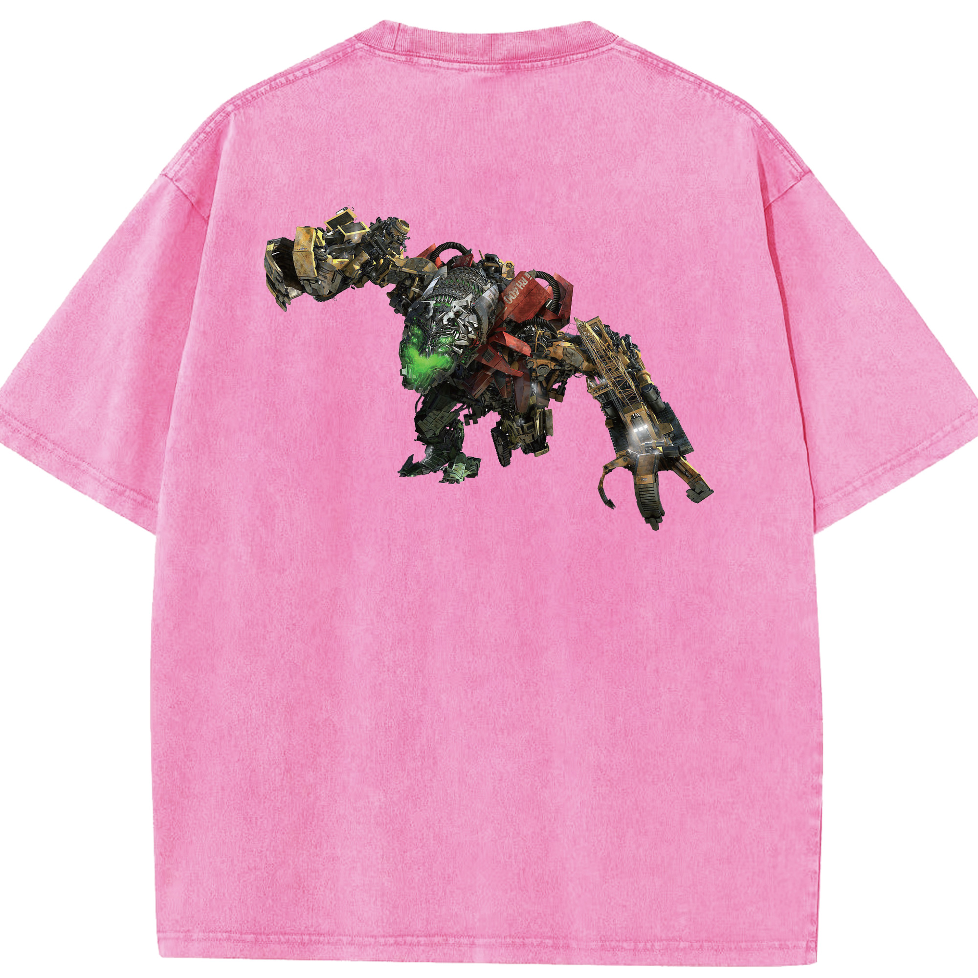 （画像用）  綿100% ヴィンテージ風 半袖Tシャツ（背面プリント）